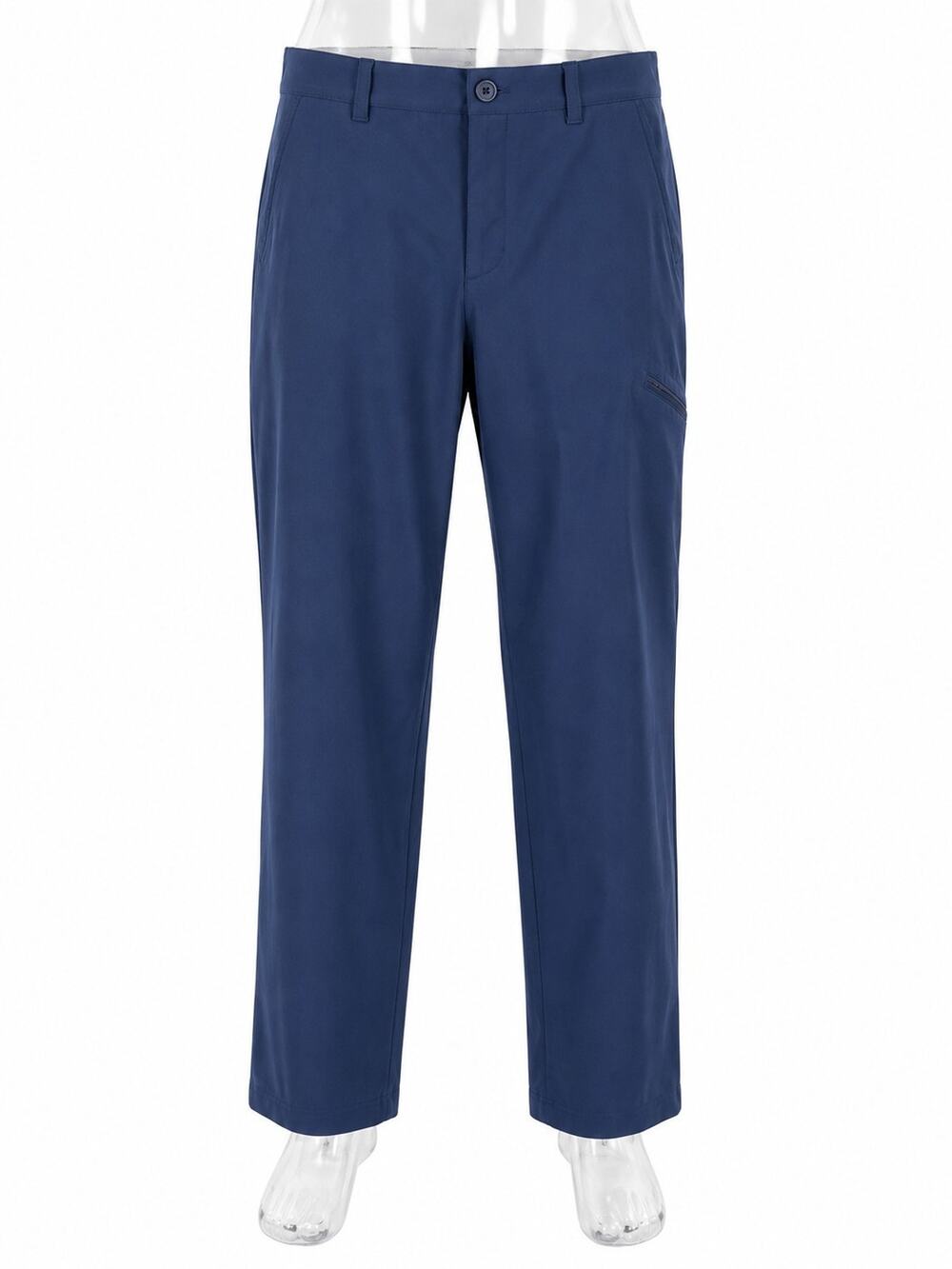 Eddie Bauer Performance Pants Womens Sz 16 Blue Side Leg Zip Pocket